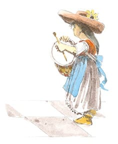 Fille avec tambour