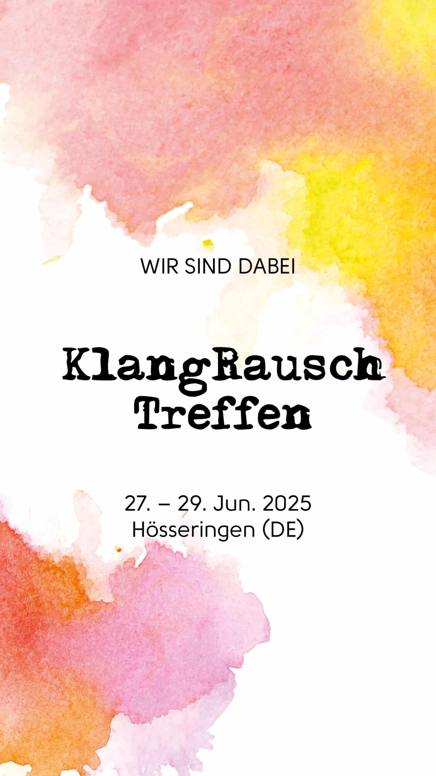 KlangRauschTreffen 2025 : la maison d'édition est sur la ligne de départ 3 klangrauschtreffen 2025 ankundigung zeichenflache 1 scaled